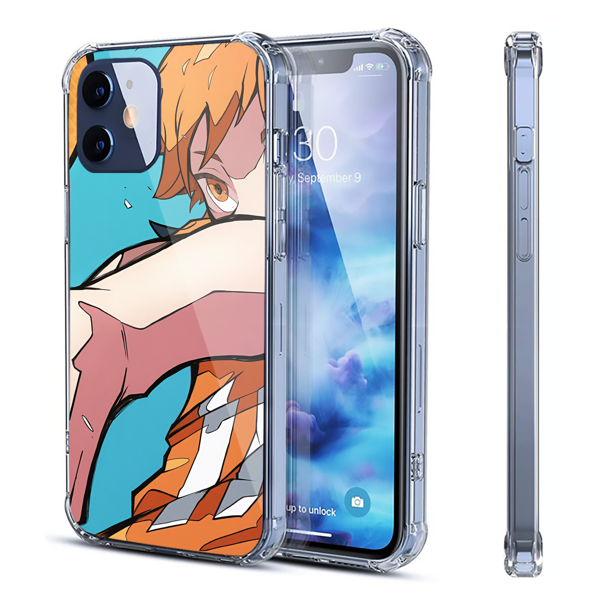 （画像用） ハイキュー!! Haikyu!! 【iPhone 12シリーズ対応】透明スマホケース（クリアソフトケース）